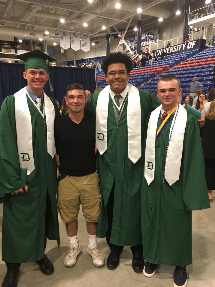 quotemeagain's tweet photo. #DHS #DHSClassof2018 #DoverHighSchoolNH #MyNestIsNowEmpty #ProudMomma Iโm so proud of Julian, my son will do wonderful things! ๐๐๐ https://t.co/SQc4Db9qL8