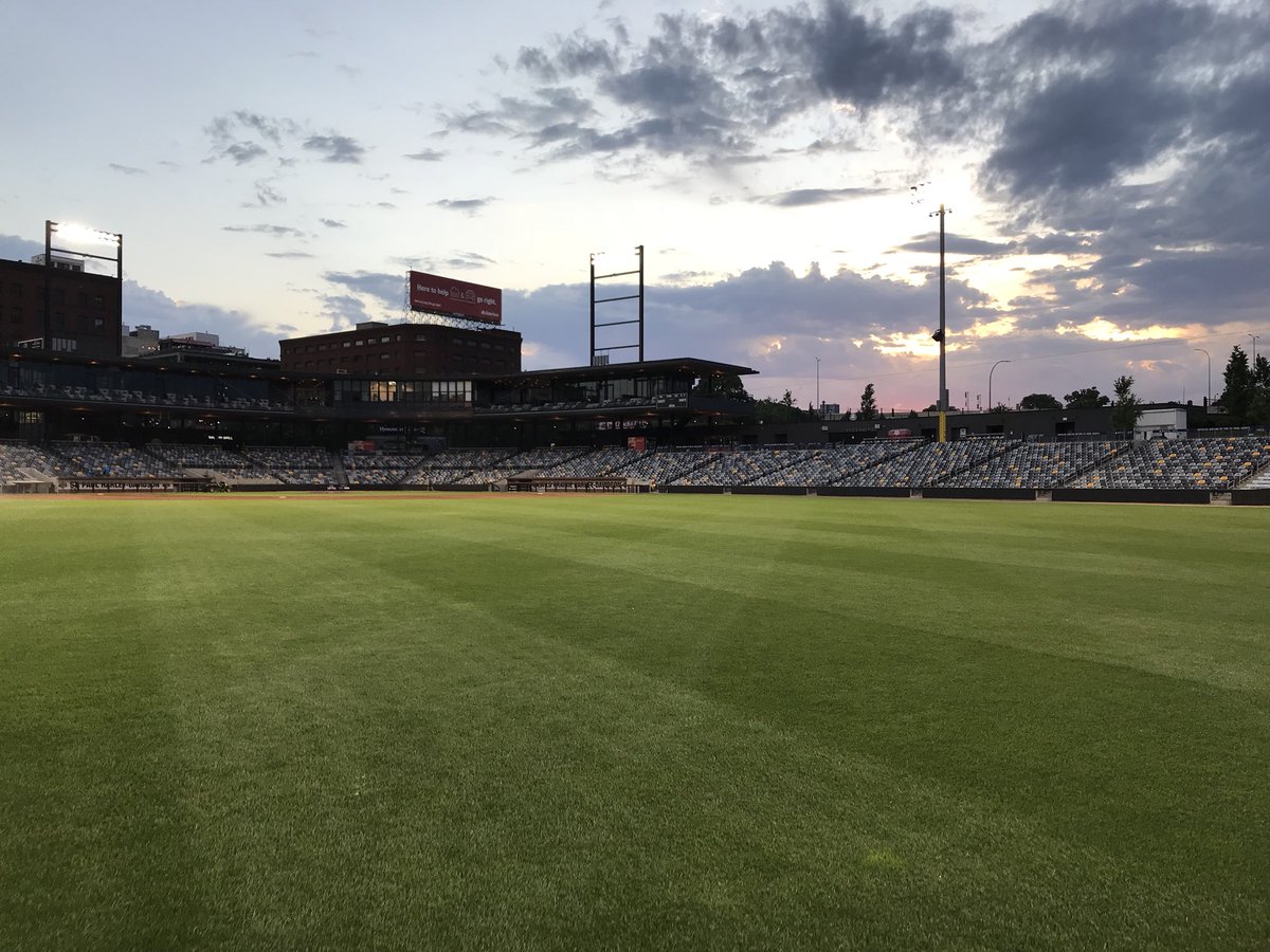 BlaineBaseball's tweet photo. Bengals win 6-1 and move on to play Stillwater at 2:30 tomorrow! See you tomorrow at beautiful CHS Field in St. Paul! #playforthepile https://t.co/S9IN7dVRGE