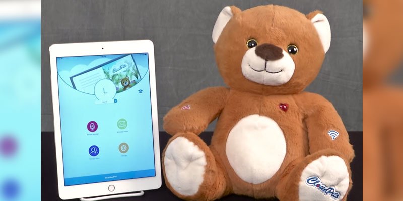 teddy bear with recording device