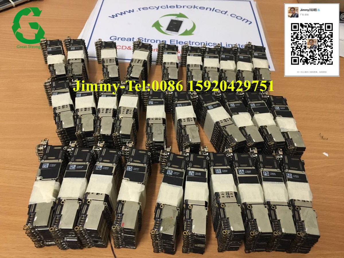 Re_BrokenLCD's tweet photo. WTB：#usedcellphonelcd #iPhoneLCD #SamsungLCD #Motherboard #icloudlockediPhone

#usedparts.

#Whatsapp:008615920429751

My potential customers are #repairiphoneshop #recyclecellphonecompany #fixiphoneonwer

#LCDhunter #smartphoneinsurancecompany #lcdCOLLECTOR

................. https://t.co/T8i0PBYUjY