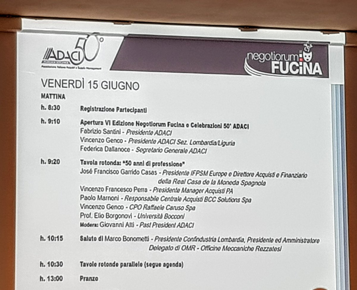 #15giugno oggi a Villa Fenaroli #negotiorumfucina2018.Super affollata l'edizione per il 50esimo anno di <a href="/TrueADACI/">Associazione Adaci</a>