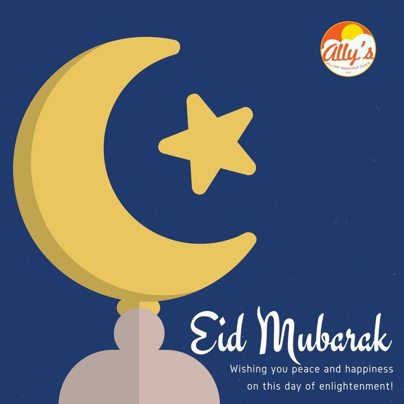 AllysAllDay's tweet photo. Eid Mubarak to our brothers and sisters in the Muslim community! 🌙 https://t.co/dnBMPGeUIc