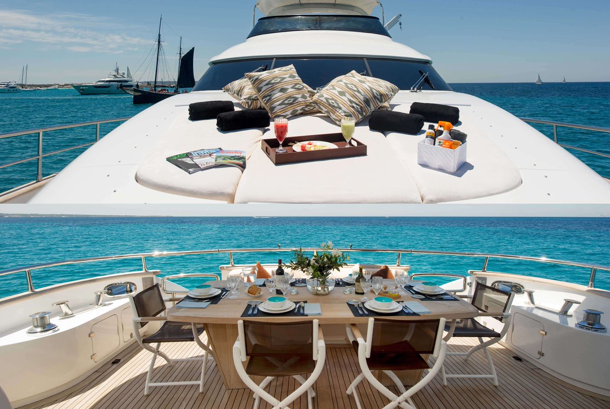 luxchartersibz's tweet photo. The view from my cabin on board the Maiora 24s Superyacht, during our week long charter in Ibiza ... https://t.co/Zm6X4FS2S9 #luxchartersibiza #charterboat #cabin #luxury #ibiza https://t.co/dgyLOo9BJs