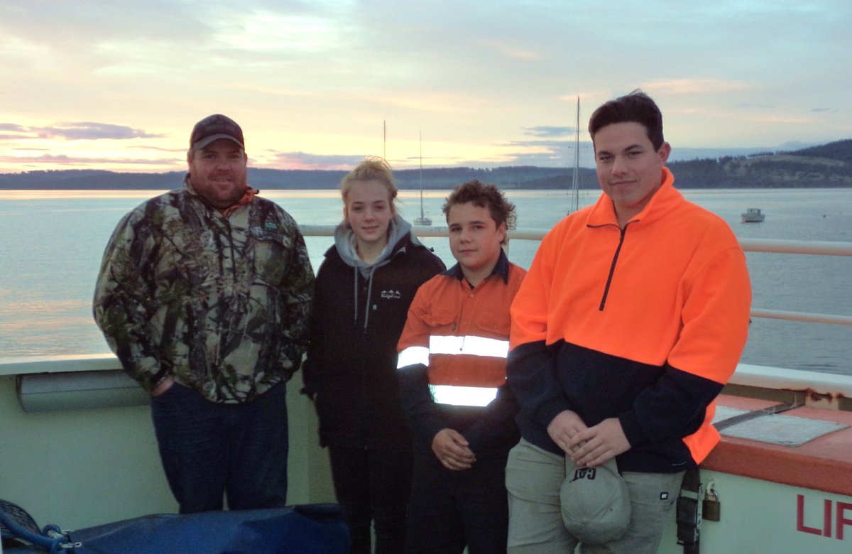 IndigLandSea's tweet photo. Give a big welcome to our latest school based apprentices starting at Murrayfield Station, Bruny Island Tas. The students,who are Traditional Owners of Murrayfield, will be studying Cert II &amp; III in Agriculture &amp; gain on the job skills on the Station, while completing yr 11 &amp; 12. https://t.co/bdUb4pptPX