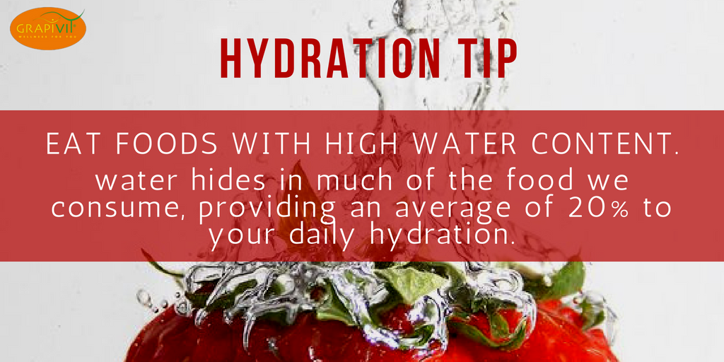 GrapiTweet's tweet photo. Aside from drinking #water, there a million ways you can keep yourself hydrated. Make #hydration a top priority.
#HydrationTip #Hydrate #Health #Healthy #Wellness #WellnessDrinks #VitaminWater #TastyWater #Fit #Fitness #HealthyLifestyle #HealthyFood #GrapivitAustralia https://t.co/uTGfRUh99F