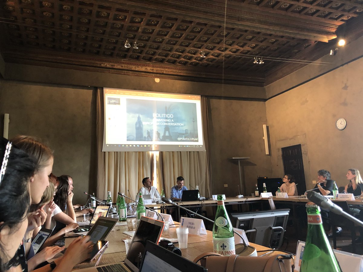 karishustad's tweet photo. Fascinating to hear @PoliticoRyan’s take on covering the EU, sustainability of political journalism and how POLITICO’s biz model/editorial has fared in Brussels. Thanks for stopping by #CMPF18 ! https://t.co/aoQNAf3q9h