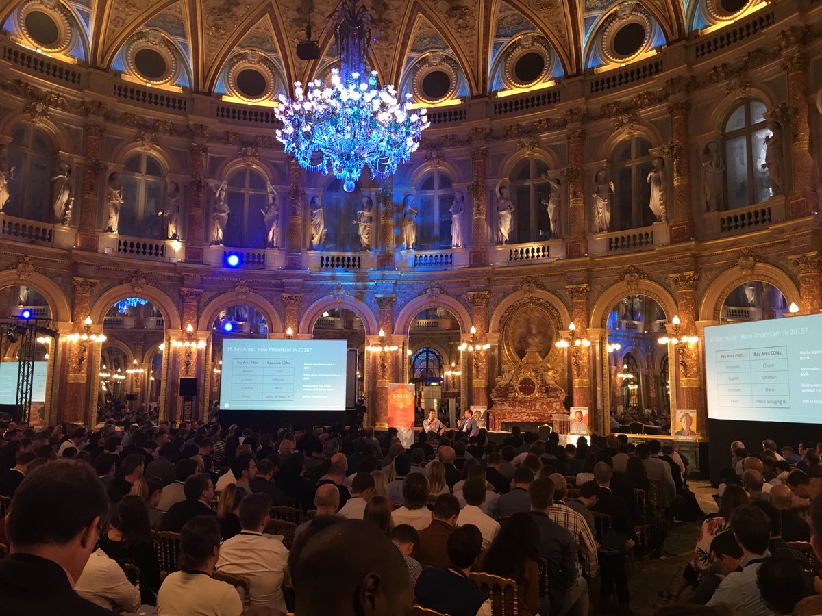 louicop's tweet photo. Bay Areas Pros and Cons to kick-start #SaaStreuropa with ⁦@chrija⁩

🇫🇷 you'll note that French edition of Saastr is just a tad nicer/fancier than the US version 🇫🇷 https://t.co/fIyPJp6V5V
