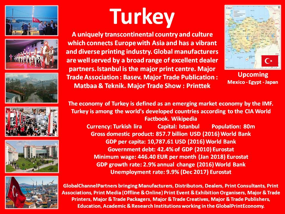 GlobalCPartners's tweet photo. Turkey. A uniquely transcontinental country and culture 
which connects Europe with Asia and has a vibrant 
and diverse printing industry. Find Out More On: https://t.co/ALXquZ049y and/or @GlobalCPartners and/or https://t.co/QEOA7yu9xM https://t.co/0SlXaMrzV2