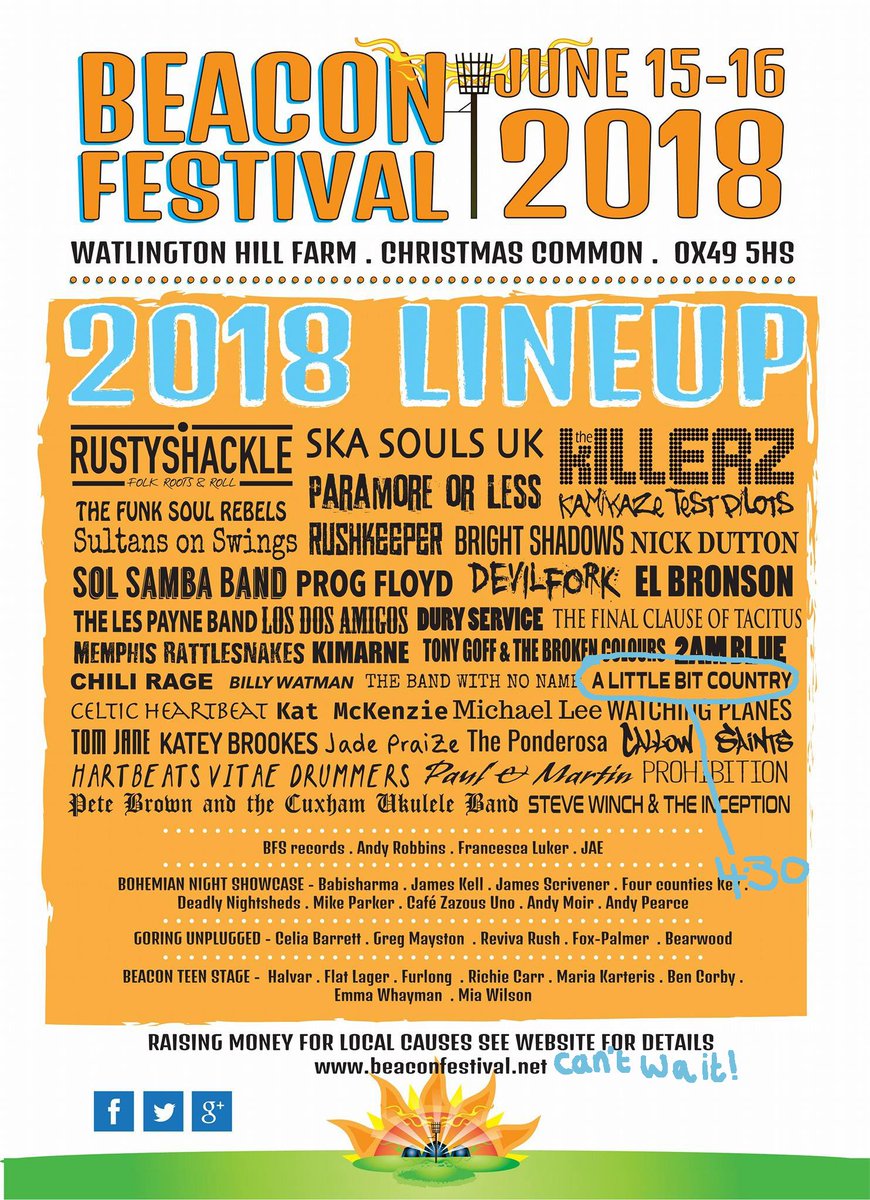 aLBCOfficial's tweet photo. TOMORROW!!!! 

#albcx #beaconfestival #livemusic #bands #countrymusic #bfsrecords #crashrecords #pauladamsphotos #aylesbury #nashville #c2c #country2country #bootsandbuckles #countryconcert #countrysinger #bandlife #cowboys #cowgirls #betterhonkytonk https://t.co/pEJxR7DB8i