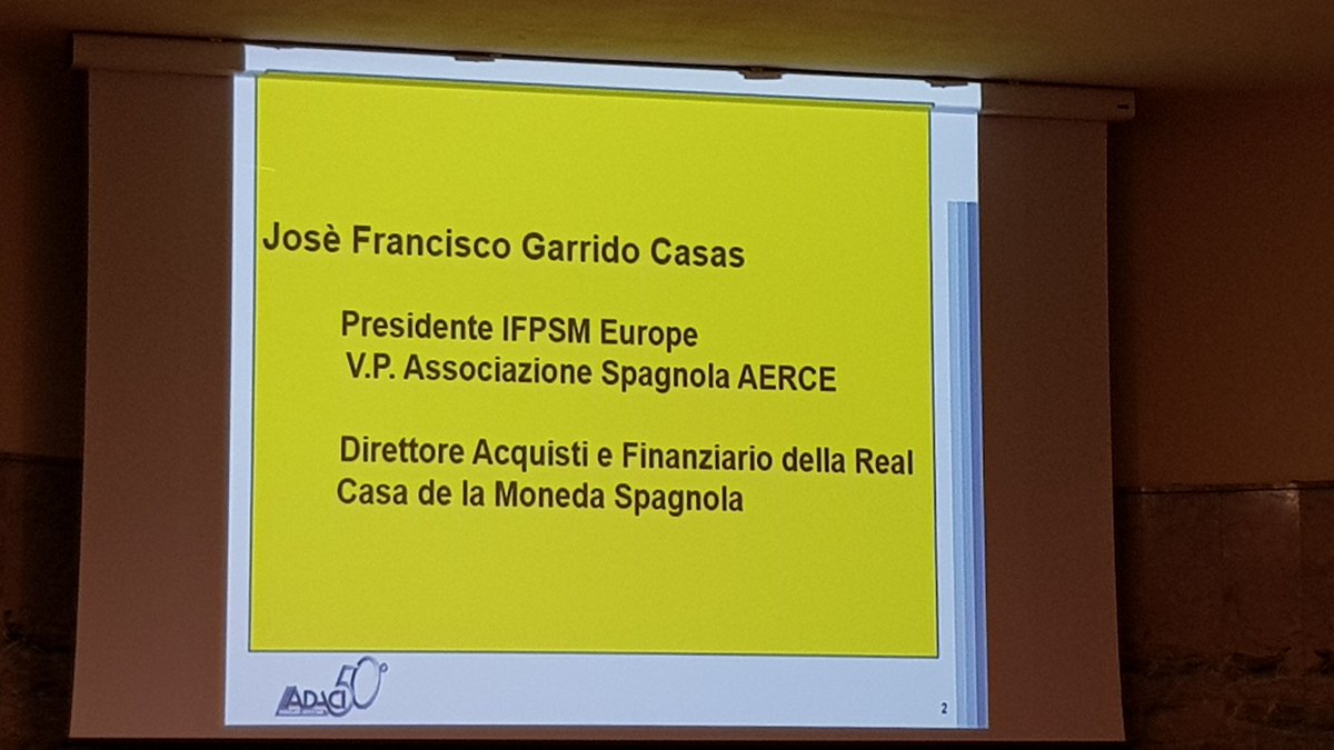 #negotiorumfucina2018 José Francisco Garrido Casas sulla creazione di nuovi standard #ISO <a href="/AERCE/">AERCE</a> <a href="/TrueADACI/">Associazione Adaci</a> firmato l'accordo