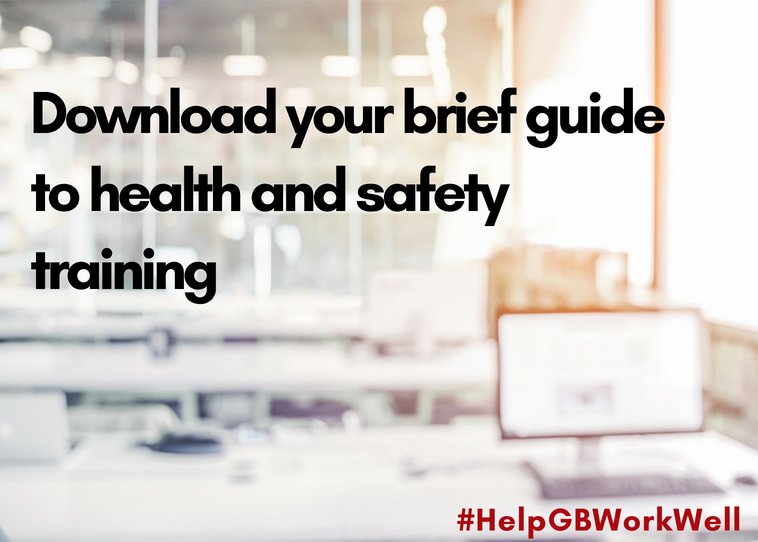 Are you an employer in a small business? This leaflet answers some basic questions about health and safety training for your organisation: goo.gl/o2k382 #HelpGBWorkWell