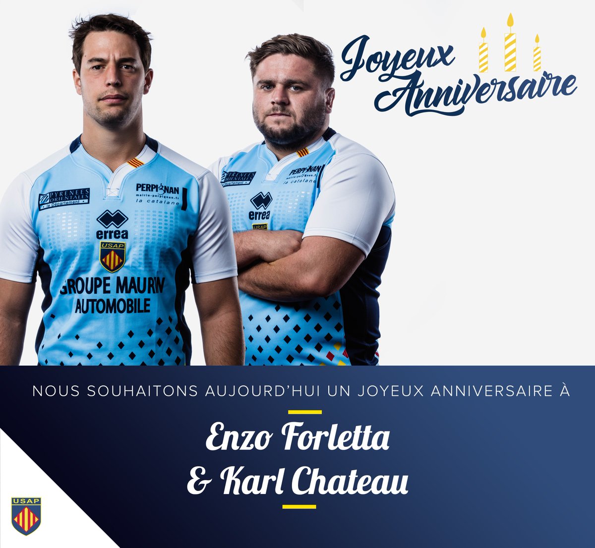 Usap Bon Anniversaire A Karlchateau Qui Fete Aujourd Hui Ses 26 Ans Et Enzo Forletta Ses 24 Ans Anniversaire Usap Usapemotion Usapgeneration Usap Officiel T Co D7ao4m4zxo