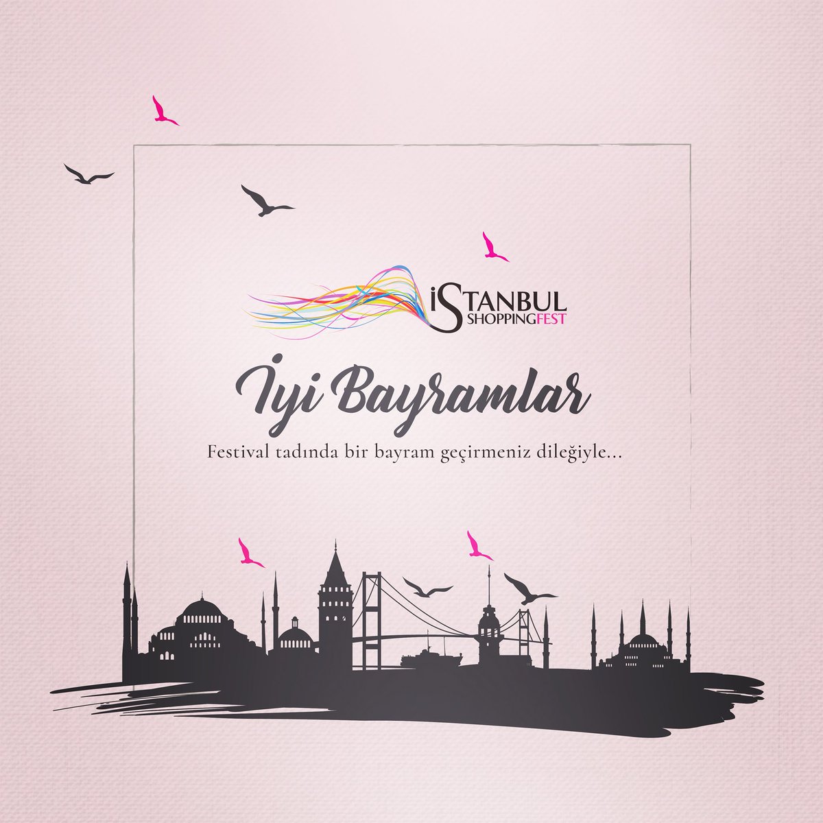 Festival tadında bir bayram geçirmenizi dileriz 🍭
Wishing you and your loved ones a happy Eid Mubarak!
#istshopfest #istanbulshoppingfest #ramazan #ramazanbayramı #ramazanbayramınızkutluolsun #EidulFitr #HappyEidMubarak