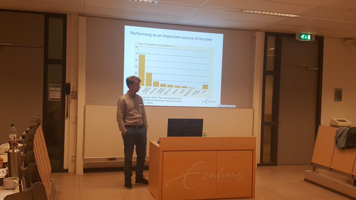 PhD candidate Rick Everts presenting his work at Cultural Sociology Lowlands conference at <a href="/erasmusuni/">Erasmus University</a>