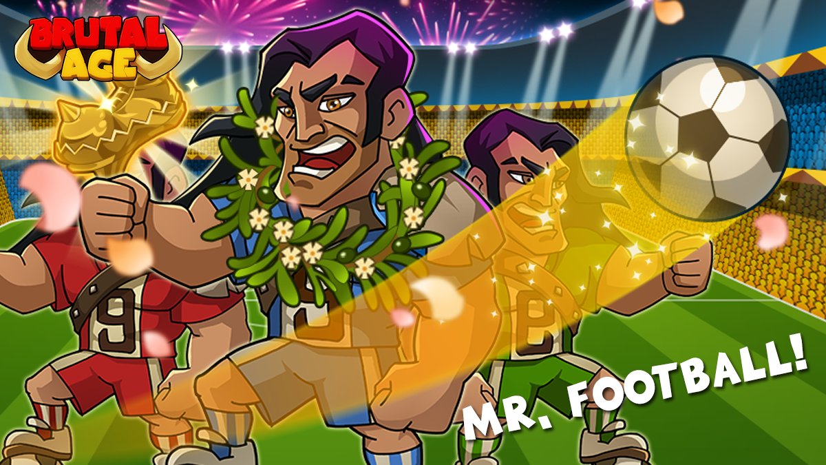 What'ssup! I'm Mr. Football⚽!
Hey everyone, Mr. Football here😏! Yes, that's me in the pic, the legendary soccer player who's new to Brutal Age.
So, are you ready to be a winner🏆?
[Mr. Football is only available via Mr. Football's Champion Cup]