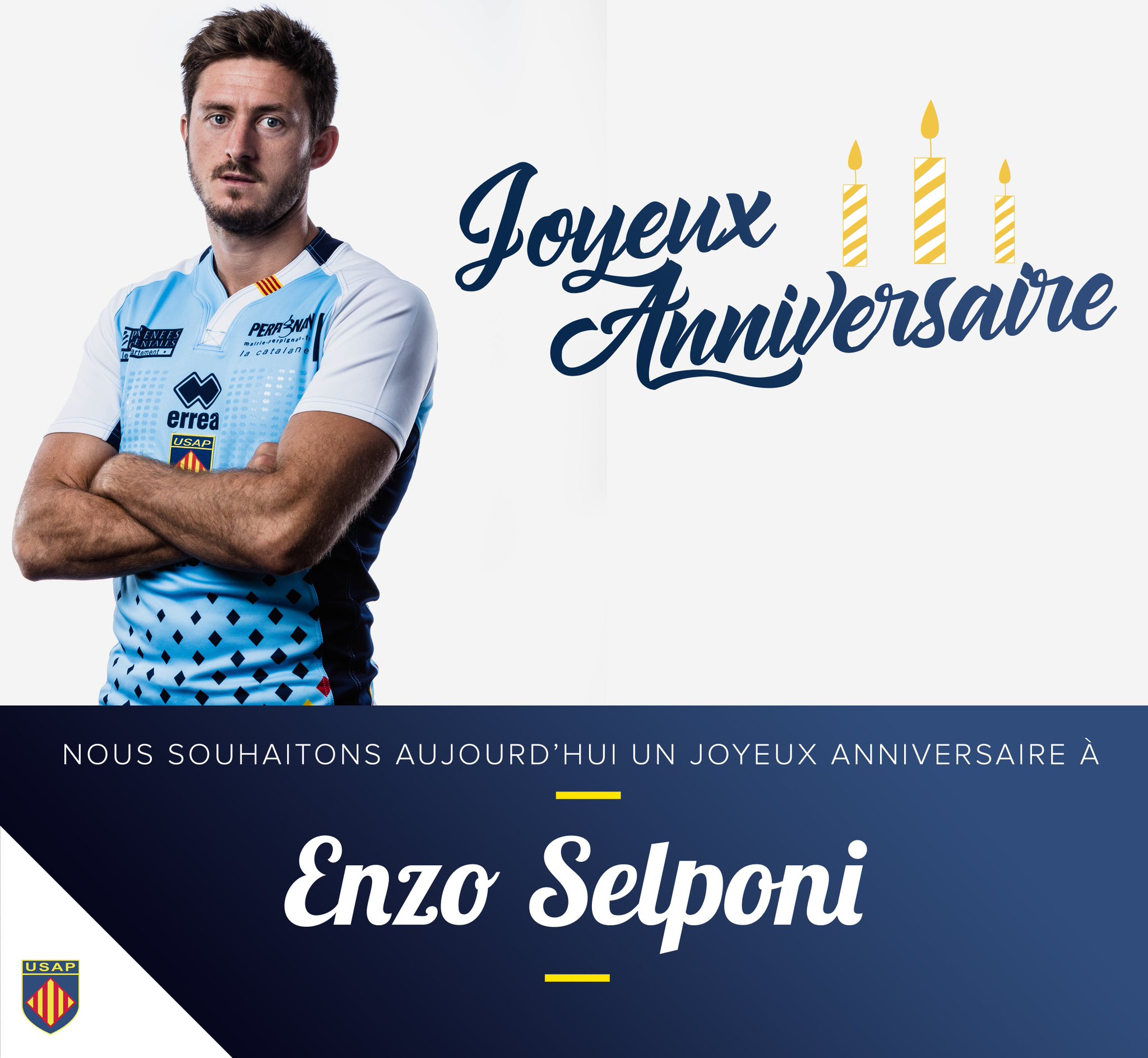 Usap Bon Anniversaire A Enzoselponi Qui Fete Aujourd Hui Ses 25 Ans Anniversaire Usap Usapemotion Usapgeneration Usap Officiel T Co Qufcf9icza