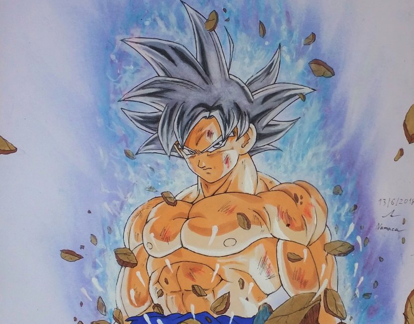 Kỹ Năng Vẽ Goku Ngầu Với Bút Chì