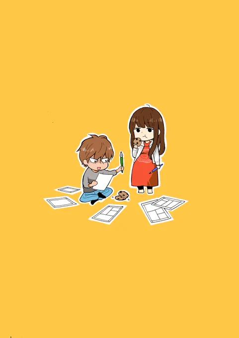 【新れんさい】マーガレットbookストアのデジマというサイトで新連載「食べて、描いて、寝て、産んで」が始まります。初めてのエッセイ漫画です～。タイトルロゴが可愛いのでそこも見てほしいです♪https://t.co/wqEv3CLyKq 