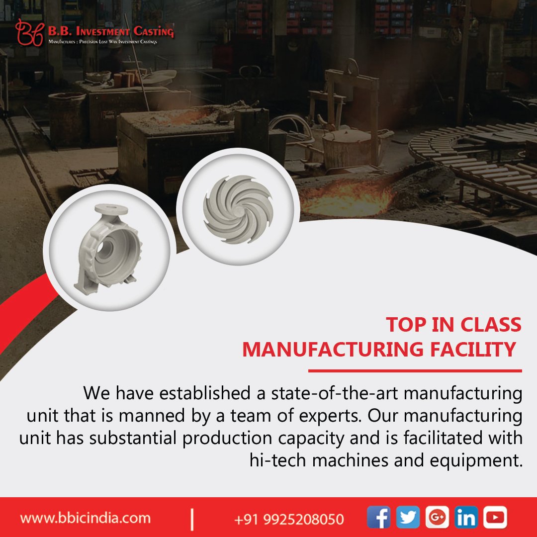 bbcastingindia's tweet photo. We have #established a state-of-the-art #manufacturing unit that is #manned by a team of experts. Our manufacturing unit has substantial production #capacity and is #facilitated with hi-tech #machines and #equipment. 
Visit : https://t.co/ueHDhuLpxu https://t.co/eamt5f646m