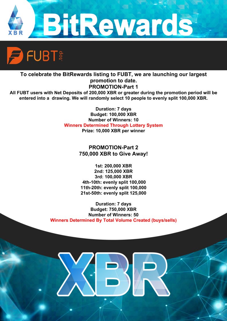 BitrewardsXbr's tweet photo. BitRewardians we are running 2 huge promotions to celebrate the listing in FUBT exchange! Be ready for it, next week we will be listed there. Get ahead of the pack and register here: https://t.co/uqt0kXokgf
Use the English page by toggling the top right corner text to English https://t.co/Vw58CUjrsU