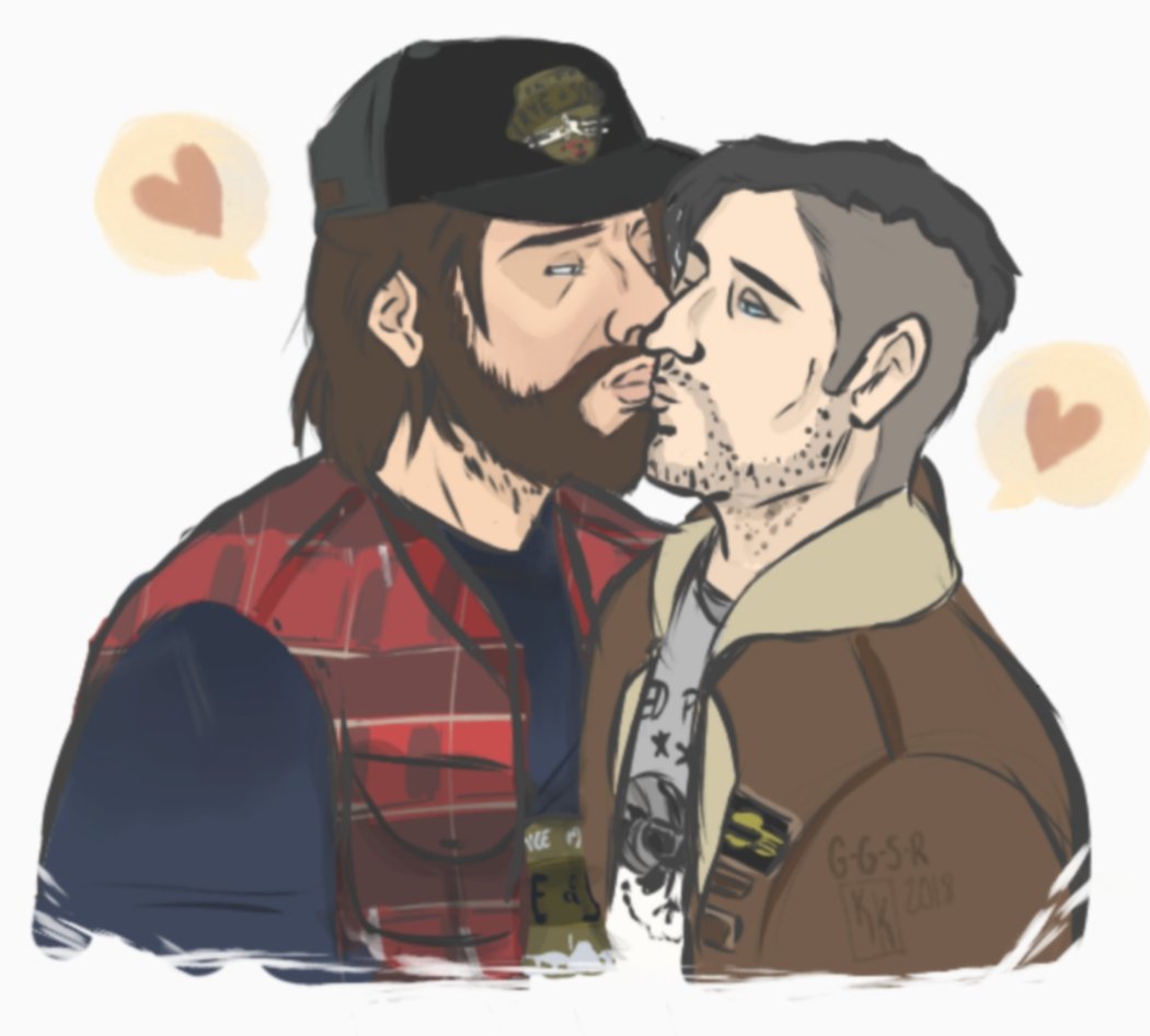 kameosdarkarts's tweet photo. Nick Rye and Sam's first kiss. #FarCry5 #farcryfanart #nickrye #artistsontwitter #digitalart #pride #samrye #fanart #FanArtFriday #firstkiss https://t.co/xE3G5e5Jr3