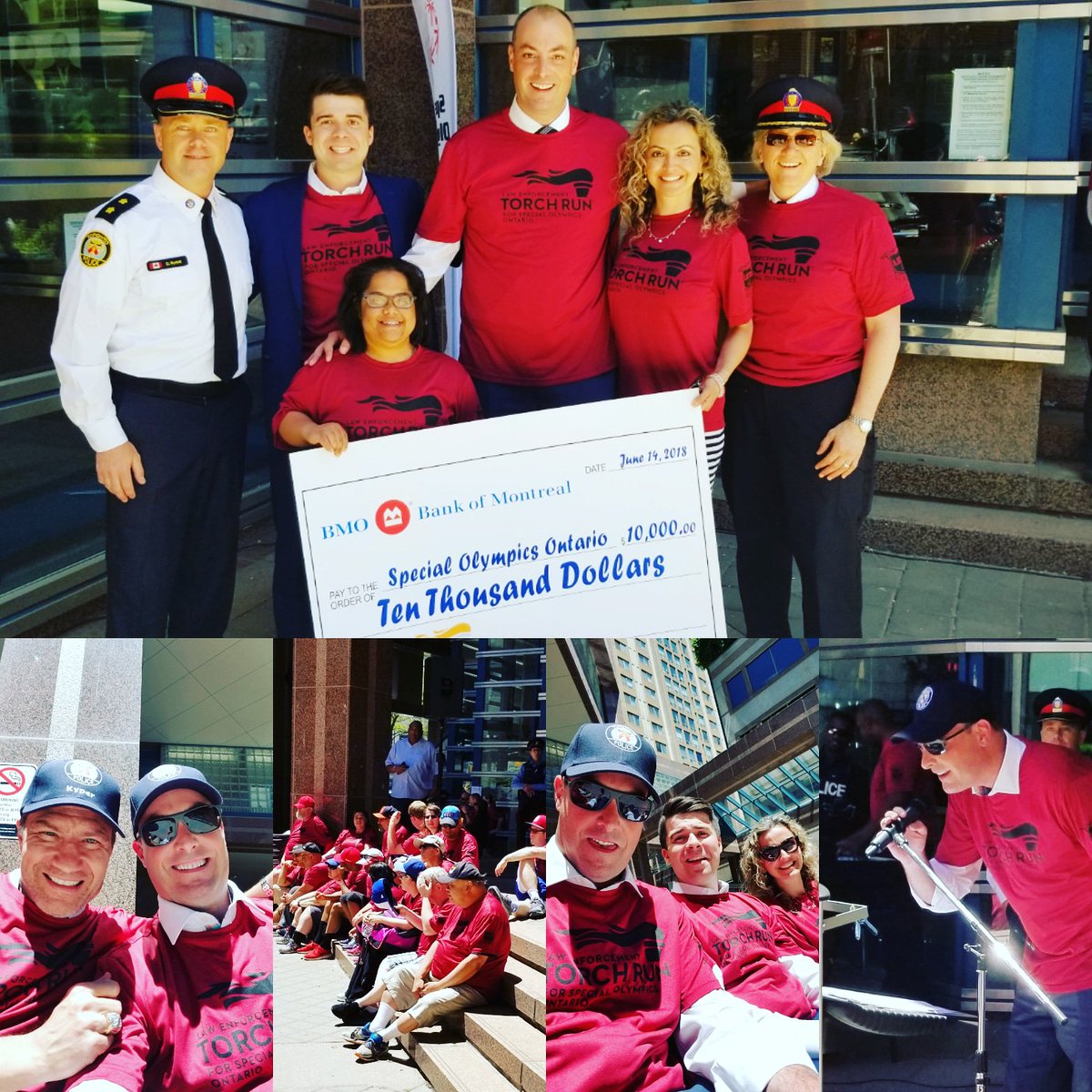 OliverJustin2's tweet photo. Wonderful day representing BMO Global Asset Management on behalf of Kevin Gopaul at the @torchrunontario supporting @SOOntario and @TorontoPolice  as a member of the Guardians of the Flame to support our athletes.   #proudtobeatbmo @RealKyper @kevin_gopaul2 #GuardiansOfTheFlame https://t.co/s0509LT89N