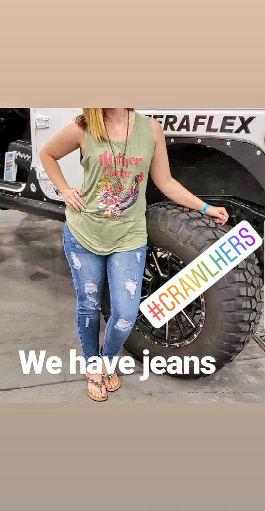 crawlher's tweet photo. We have added some new cute styles to our line.
Visit https://t.co/MyrHsX42bv too see what is new
#jeepmafia #style #OOTD #jeeplife #crawlhers #lifewithnolimits #ThursdayThoughts @texaschick67 @thefacesofjeep @Fit_daddy1 https://t.co/1f9KFIjq65