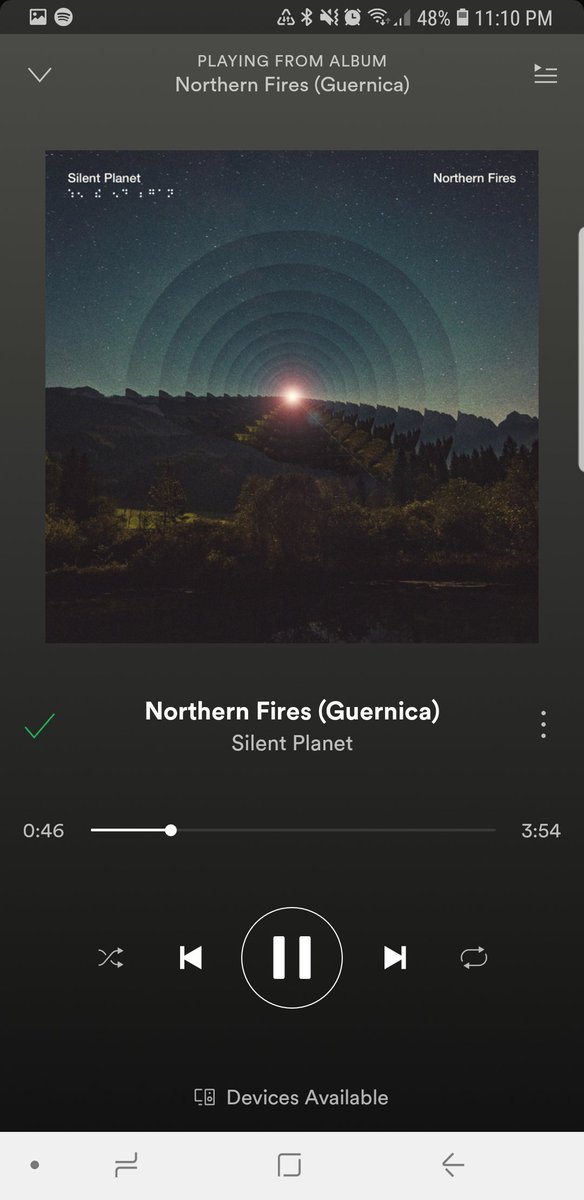 Tyler_G1031's tweet photo. @SLNTPLNT @SilentGarrett @simplefreck @AlexreneC @mitchastark no words but absolutely amazing! I've been waiting for so long for a new song and it's finally here! I'm literally crying! 🙏😭🔥 #silentplanet #northernfires🔥 https://t.co/0Oy7b5r4o8