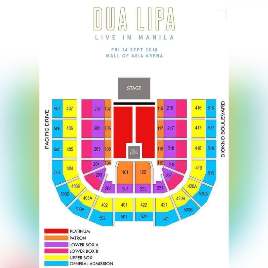 Moa Arena Seating Chart