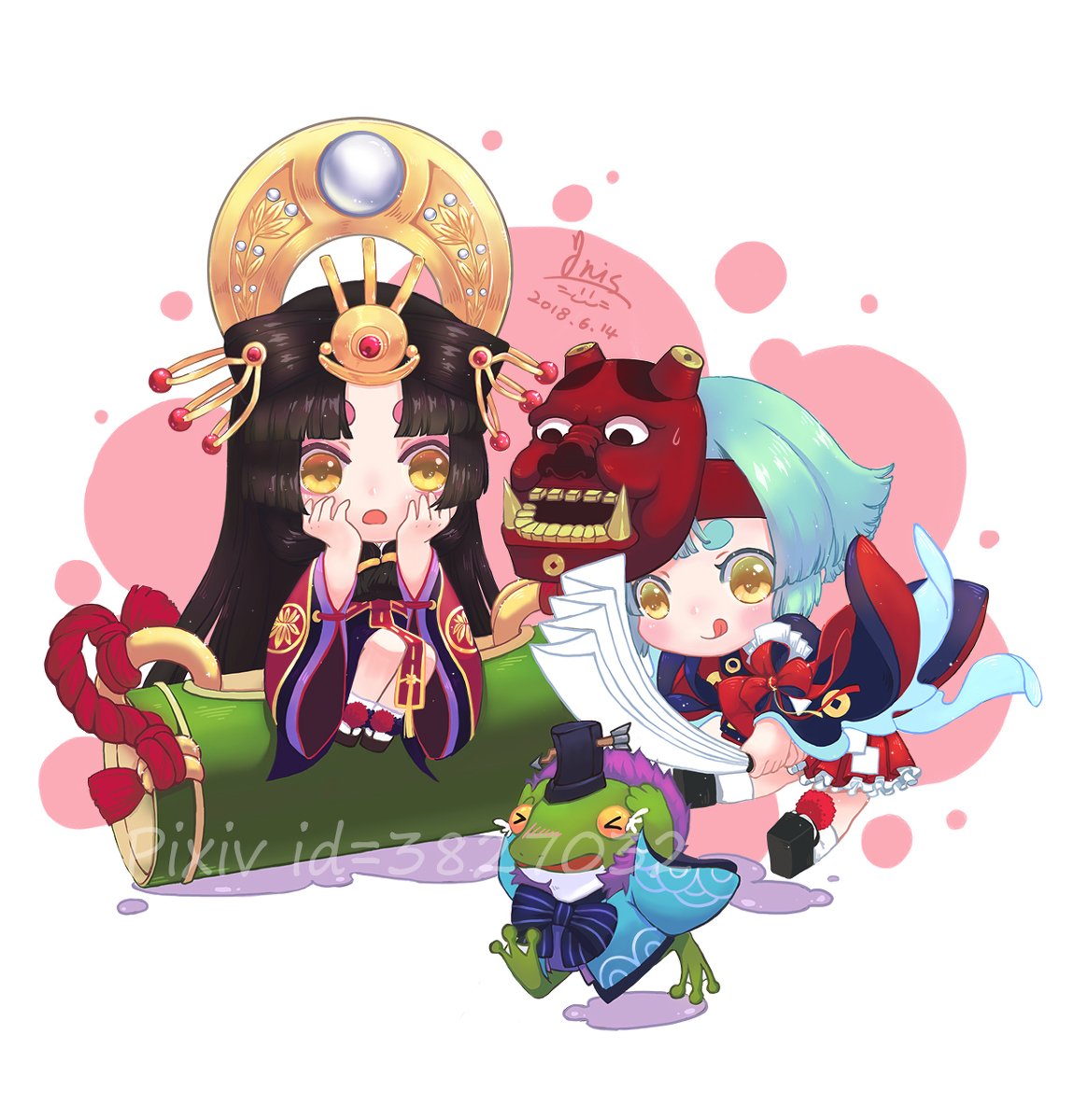 Iris 金鱼姬辉夜姬荒川呱 同人 阴阳师手游 Q版 辉夜姬 金鱼姬 荒川呱https T Co Xy2mygltdv Iris 金鱼姬辉夜姬荒川呱 同人 阴阳师手游 Q版 辉夜姬 金鱼姬 荒川呱https T Co Xy2mygltdv