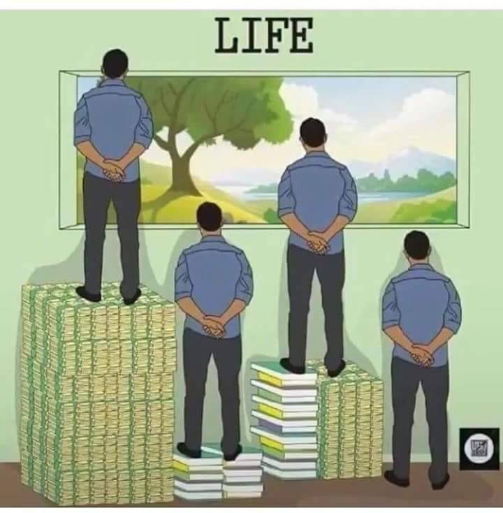 ReidFramed's tweet photo. #Perspective. 

When it comes down to it which skills do you think are more valuable: what you learn in the real world or what you learn from a textbook? https://t.co/XqnAnjSC1m
