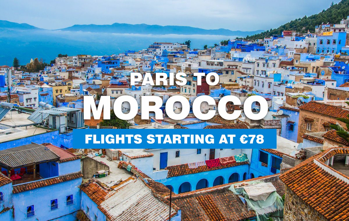 GeekySpotter's tweet image. #cheapflights #traveldeals
Flight from Paris to Morocco starting at €92.
Book your tickets now:
bit.ly/2JyDE8y