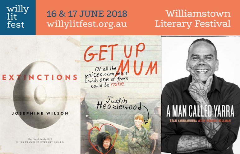 Come and spend a glorious winter’s weekend with us at #willylitfest18. Our program is full of wonderful authors who will warm your intellect. Plus, we have amazing coffee and soup! Tickets on sale now. ow.ly/dVsR30ksmOx