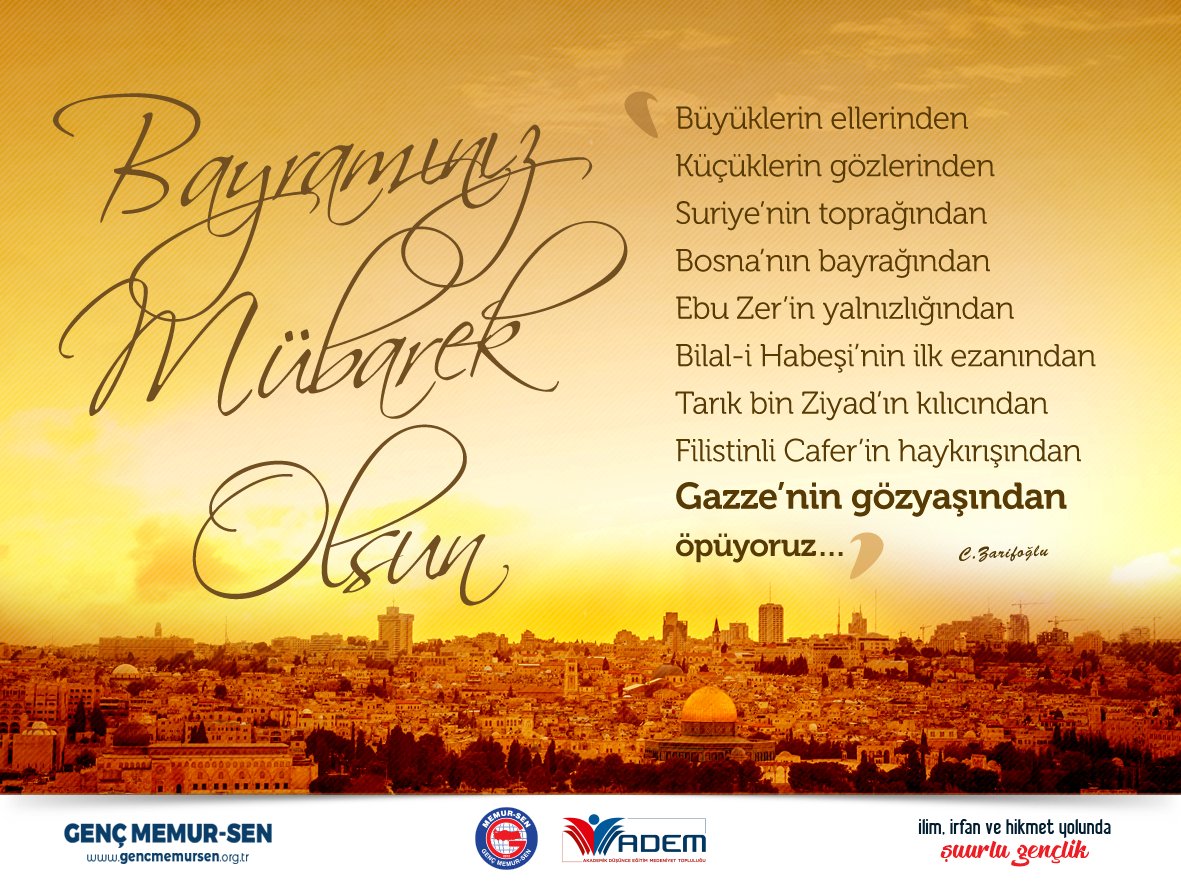 Hayırlı bayramlar.