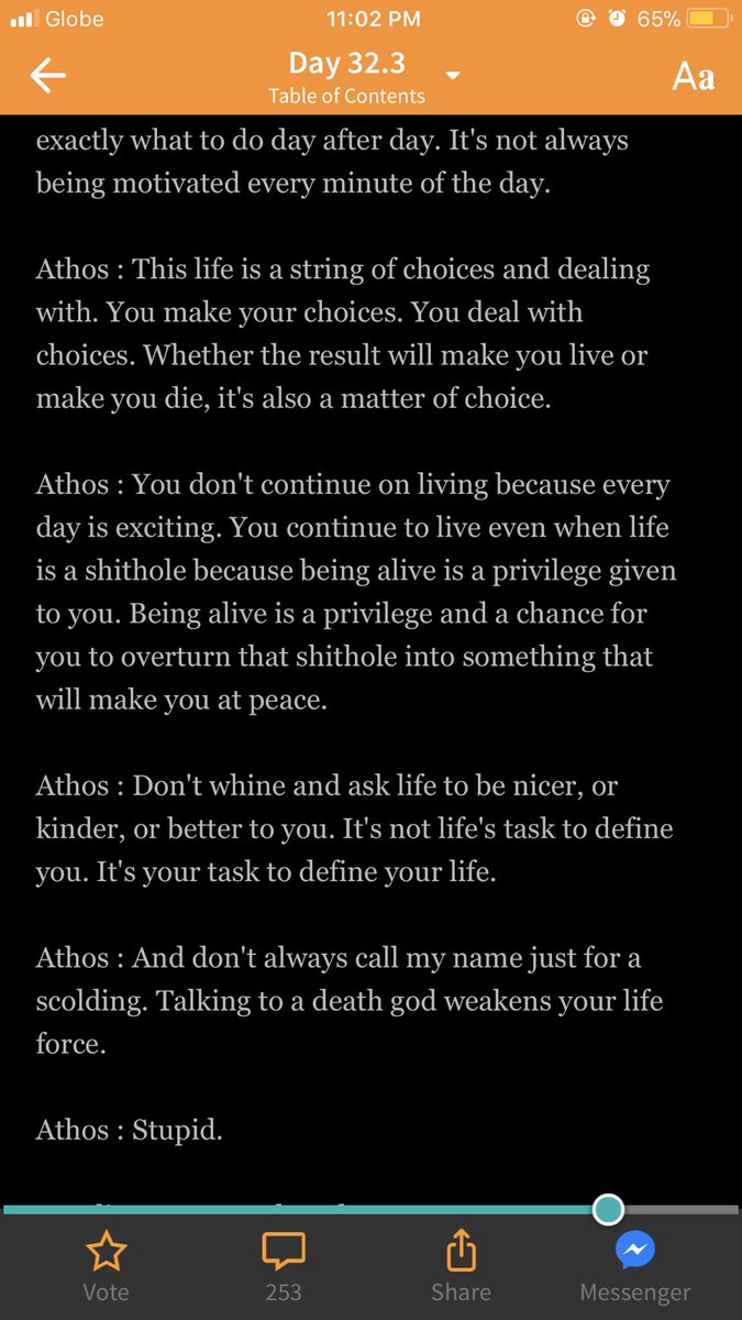 jiesylmae's tweet photo. I have always been a fan of @WriterMeowdy stories, but Dear Lord #HelloDeathWP #AfterDeath made my life a whole lot better! 💛💜❤️💚🖤💙 https://t.co/bkkGiz9nZW