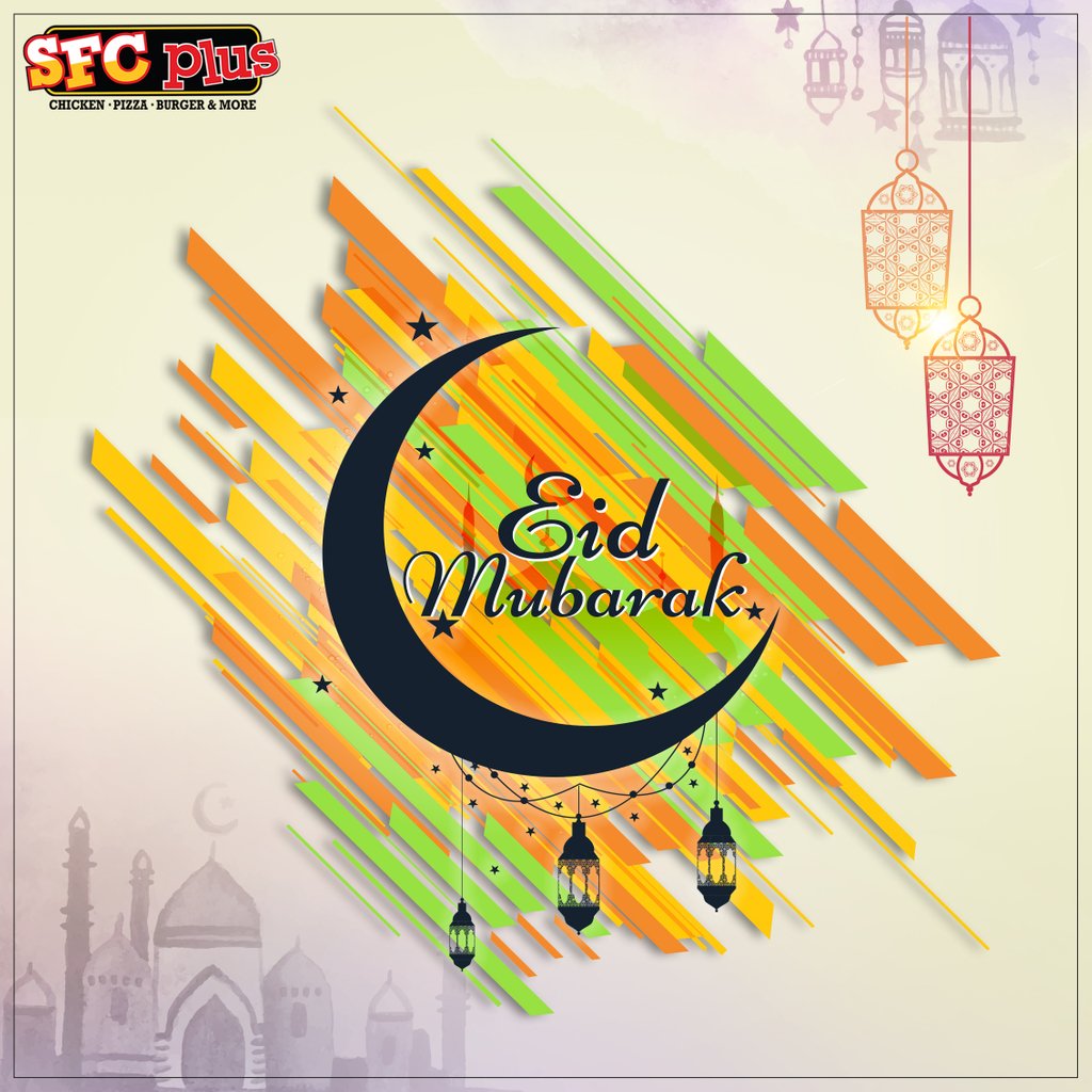 sfcplusindia's tweet photo. SFC Plus India wishes a very blessed Eid ul-Fitr to all of you. Eid Mubarak! #SfcplusIndia #Homedelivery https://t.co/0zJeg2hc6Y