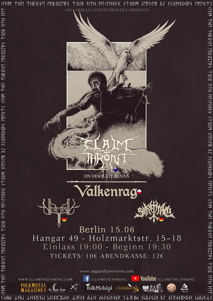 CTT_AU's tweet image. The first show of our European Tour is tonight in Berlin! Hangar 49 from 7pm.