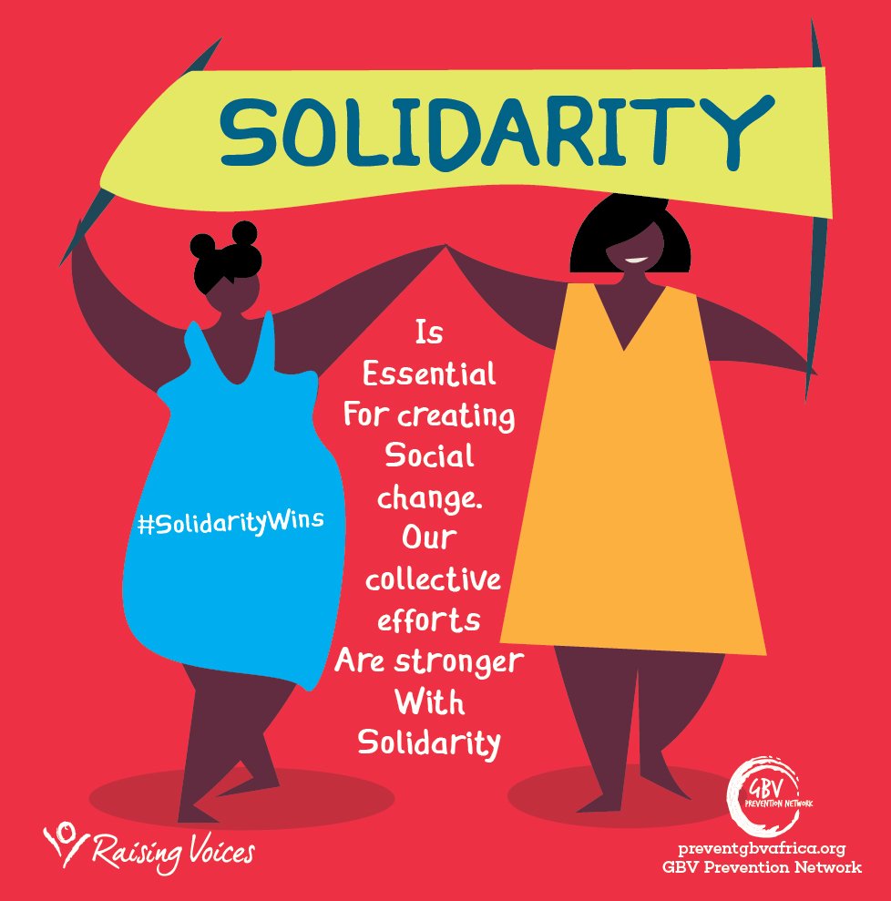 GBVnet's tweet photo. Women's lives matter. How can we #practicesolidarity more for stronger violence against women prevention and response efforts? All women and girls deserve to a live a life free of violence.
#SolidarityWins #VAWG #PracticeSolidarity #Afrifem #GBV https://t.co/rN9gxadzYP