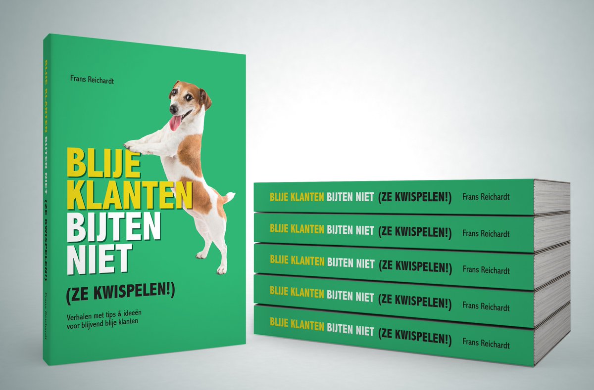 FransReichardt's tweet image. Houd jij niet van voetbal en lees je liever een boek? RT dan dit bericht en maak tijdens het WK voetbal elke dag kans op een gratis exemplaar van mijn boek BLIJE KLANTEN BIJTEN NIET (ZE KWISPELEN!).
#WK2018 #WorldCup #WCRussia2018 #WC2018 #WC18