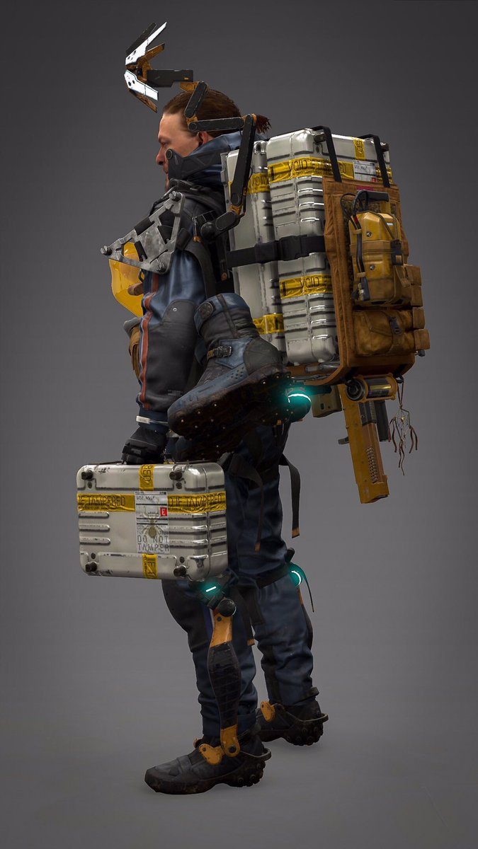 HIDEO_KOJIMA_EN's tweet image. Costume of Sam (Norman) in DEATH STRANDING. Some details have changed since this was based on rough data from a bit back, for the figure. Still, publishing this in hopes it’s helpful for cosplayers.