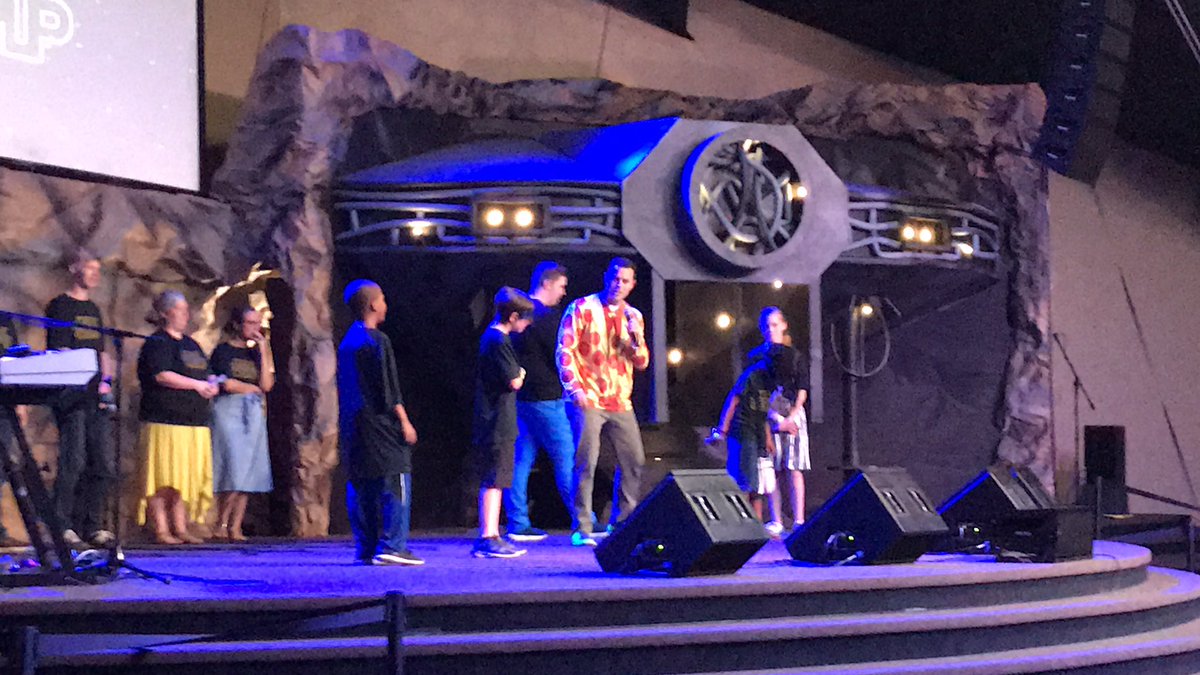 ArDistCM's tweet photo. It has been an incredible week at #arkidscamp18 #faithawakens18 @DanielWAutrey was anointed and greatly used of God. Over 40 kids were Spirit-filled this week! Thank you to everyone who made it possible! https://t.co/3VhtX7EGDD