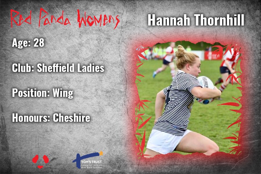redpanda_sports's tweet photo. PLAYER ANNOUNCEMENT @chester7s repping our charity partner @toms_trust 

Great footwork and speed, we’re all excited to see Hannah in a Panda jersey for the first time, welcome on board the @SheffLadiesRUFC player 🦊🐼TT https://t.co/m6Iwg7Wq53