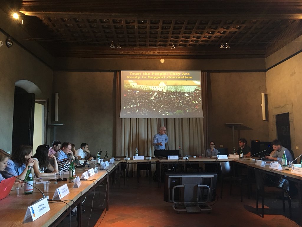 fmarchese_uk's tweet photo. “Where people go during a crisis? Not to YouTube. They look for useful #info from trusted and reliable #news organisations. They are ready to support #journalism”, says @aidanpwhite @EJNetwork.
A bit of hope in the #media landscape. Inspiring, a great way to end this #CMPF18 ✨ https://t.co/56bEdwiTEF