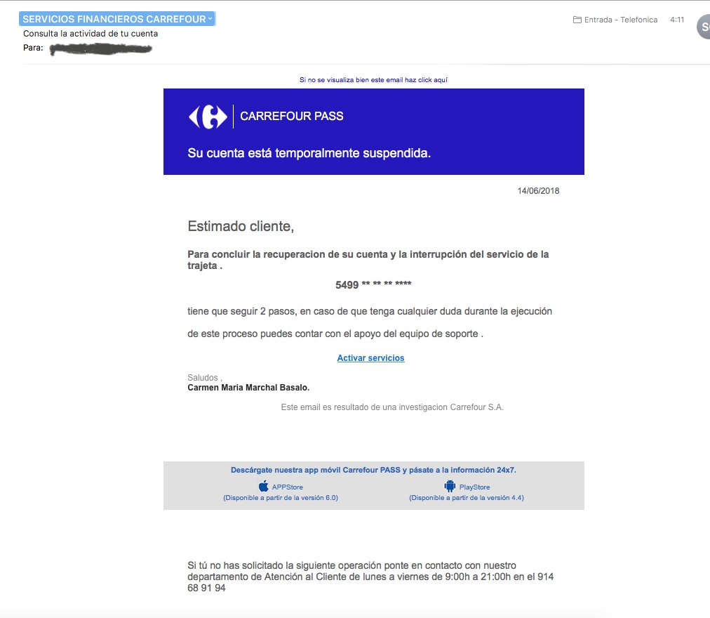 degerar's tweet photo. @policia Cuidado con este email. Viene de "noreply@abefarma.com.br"  #estafa #nopiques https://t.co/C1Ejvhv3S7