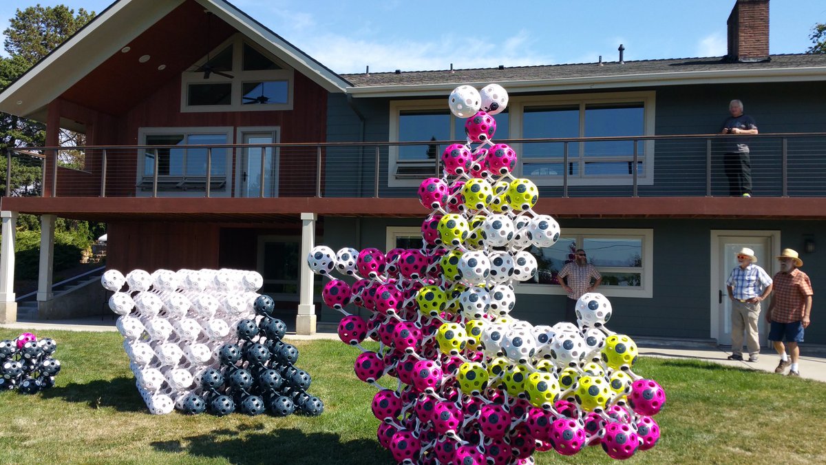 dekebridges's tweet photo. Up late chatting with
@thekirbster and remembering
last summer's big event...
Sam Lanahan's #flextegrity
structural design projects.
#Python #AI #BigData #Bucky
#coding #programming #design https://t.co/yKa8W4f5F8