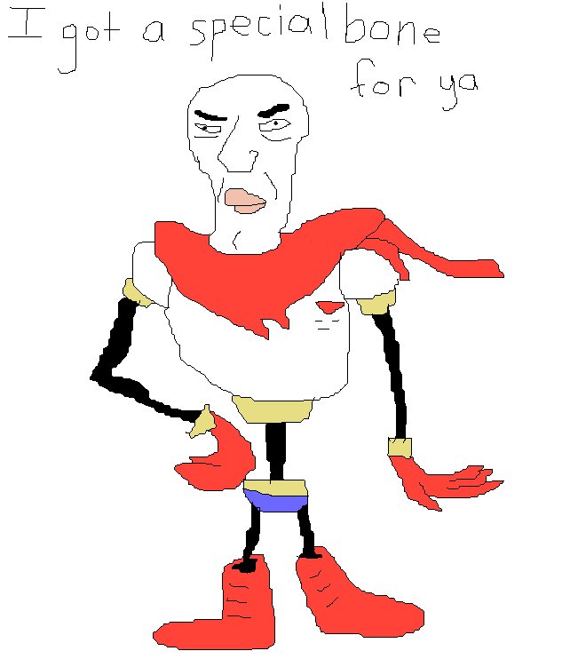 NothingButMunch's tweet photo. hey @tobyfox i have painstakingly drawn your original characters, the super bone bros!! #undertale #bones #skeletons #monsters #sans #questionmark #papyrus #OhIJustRealizedTheirNamesAreFonts https://t.co/FQ1GjLuORP
