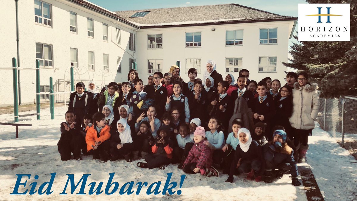 HA_School's tweet photo. Eid Mubarak! #eidmubarak #ramadan2018 #eid #islamicschool #muslimschool #yyc #calgary #alberta #horizonacademy #horizonleadershipacademy https://t.co/yBnoRDE2y0