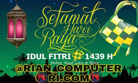 rian_computer's tweet photo. SELAMAT HARI RAYA IDUL FITRI🌙
.
MOHON MAAF LAHIR &amp; BATHIN 😊😊
.
@rian_computer 
#ricomsmg
#lebaran2018 
#idulfitri
#harirayaidulfitri
#ucapanhariraya
#mudik2018
#Semarang https://t.co/Omm436jLha