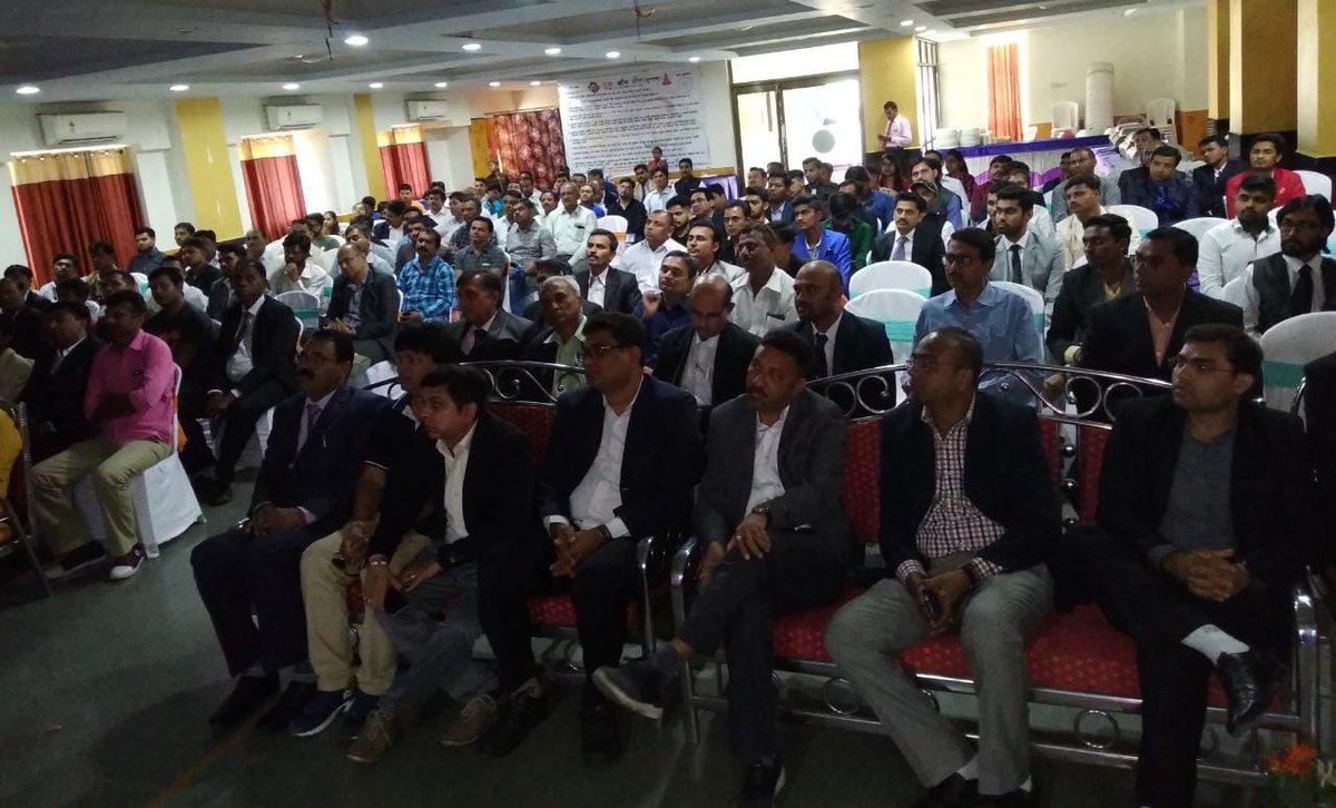 DICCIorg's tweet photo. Congratulations to DICCI Gujrat Team for orgnising Vendor Development Program with GAIL and ONGC at Rajkot. More than 150 enterprunuers participated in this VDP.
Congratulations to Satish Parmar (State President), Mukesh Makwana, Devendra Khuman and DICCI Rajkot Team!
@CMOGuj https://t.co/aPAJRb0Vsm