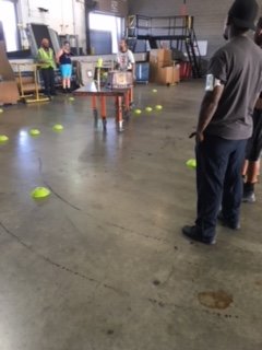 PHXRampgod's tweet photo. PHX Gateway Twilight Sort demo-Chris M (CHSP volunteer)-working around an obstacle course showing preferred method of push vs. pull with irreg cart
@CatwalkCowboy @TerryChristop10 @kennethcherry26 @triciforbes @KevinPHXGateway https://t.co/Duz9saHZXA